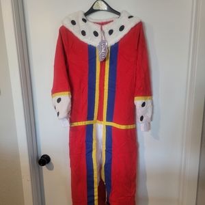 Queen Cosplay costume adult PJ's Onesie NWT